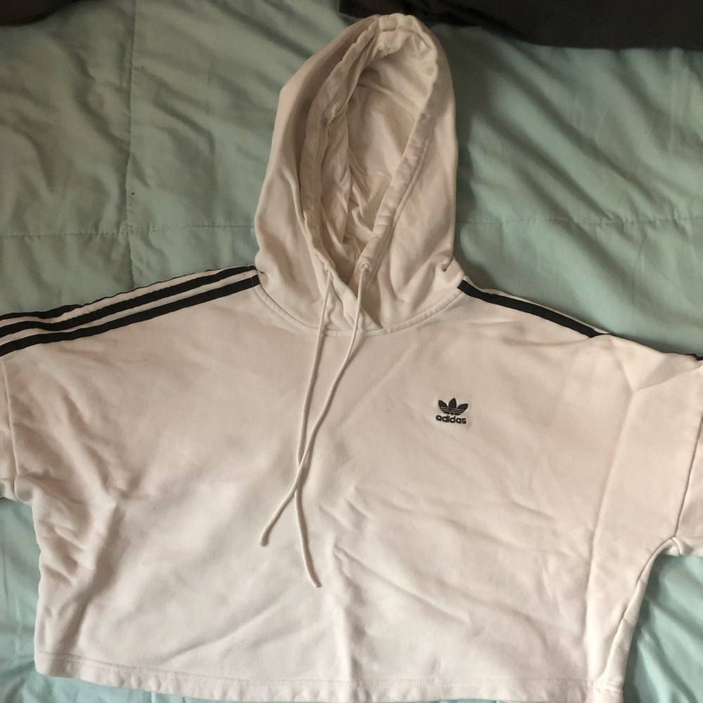 Cropped Adidas hoodie